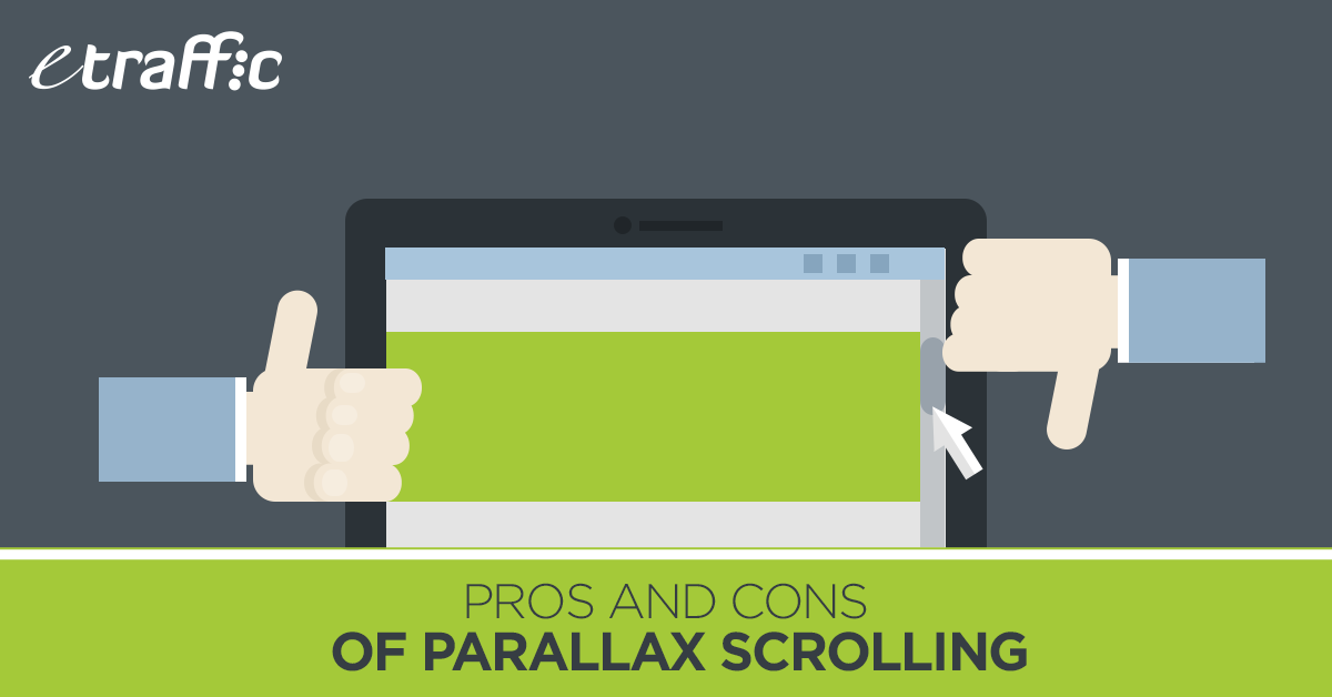 pros and cons of parallax scrolling
