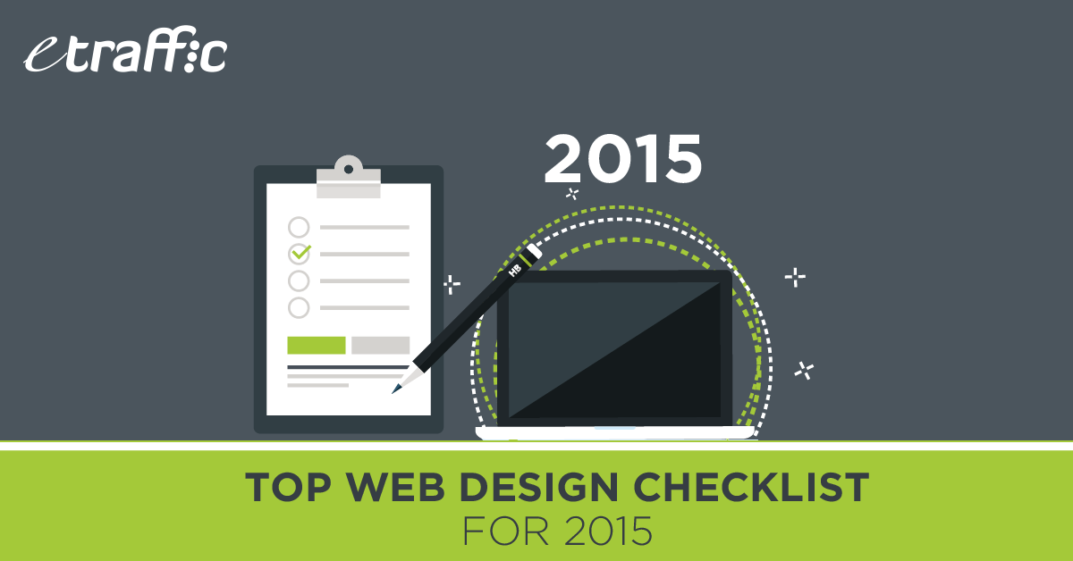 top web design checklist for 2015