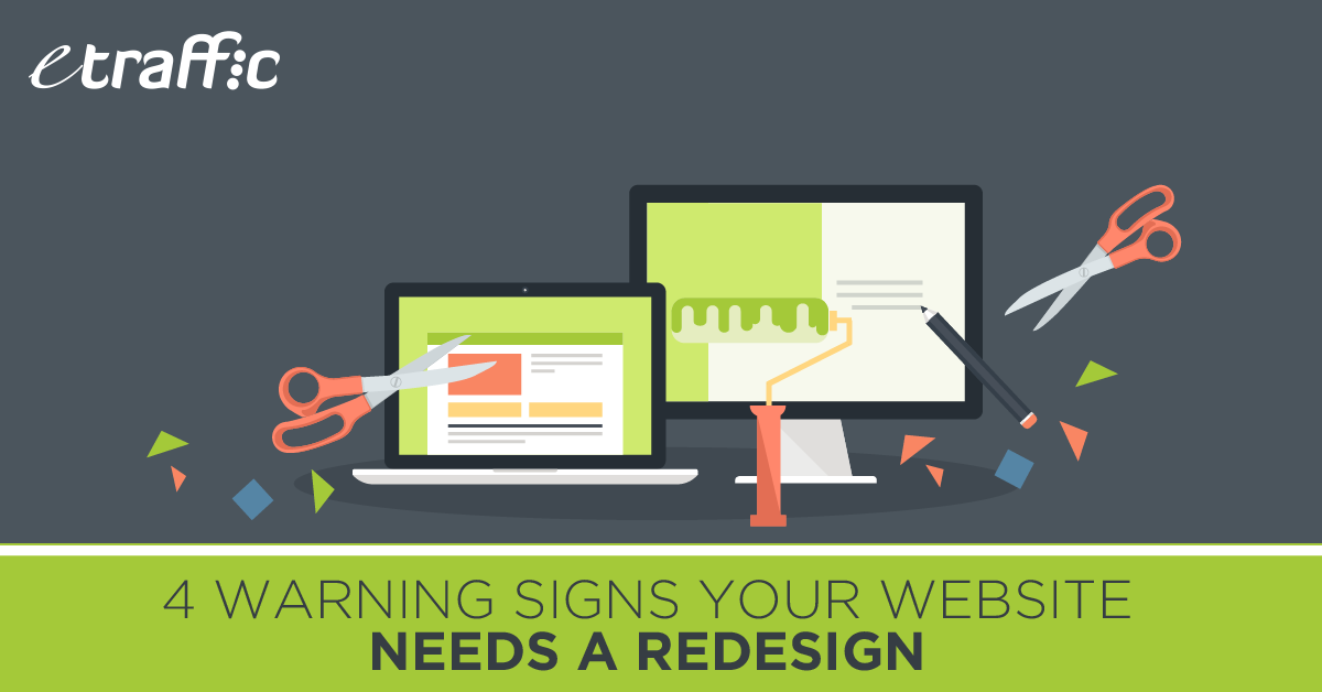warning signs your website needs a redesign